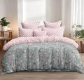 Essabella Autumn 3 Layer Glace Cotton Dohar For Double Bed 150 Gsm Reversible Ac Dohar/Comforter Lightweight SkinFriendly & Ant