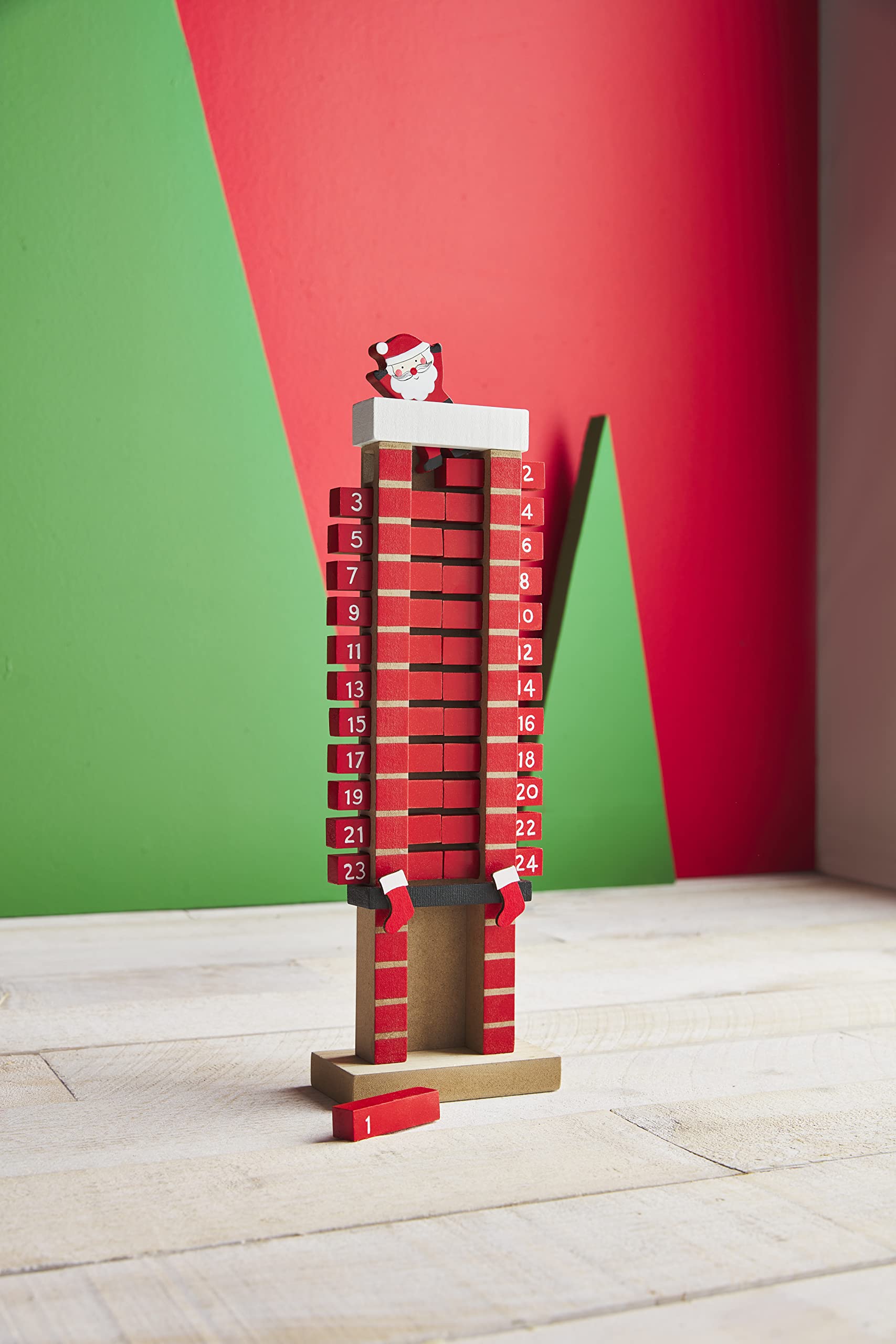 Mud Pie Kid'S Santa Chimney Advent Calendar