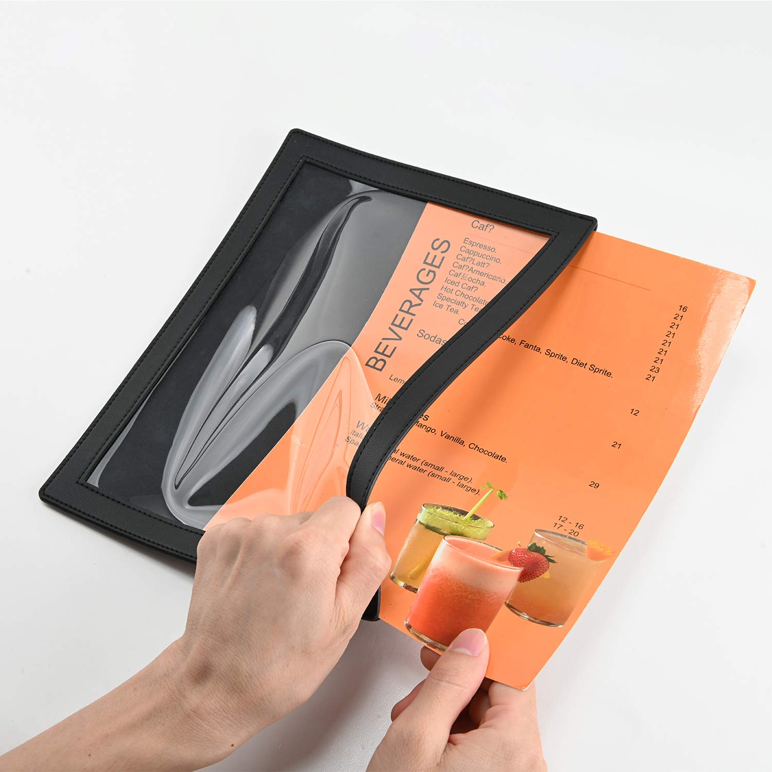 Retail Advertisement Counter Mat For 8.5 X11 Inch, Superior Quality Signature Pad, Durable Non-Skid Countertop Sign Holder, Cust