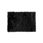 HomeRoots Decor 60-inch x 96-inch Black, Sheepskin - Rug/Throw