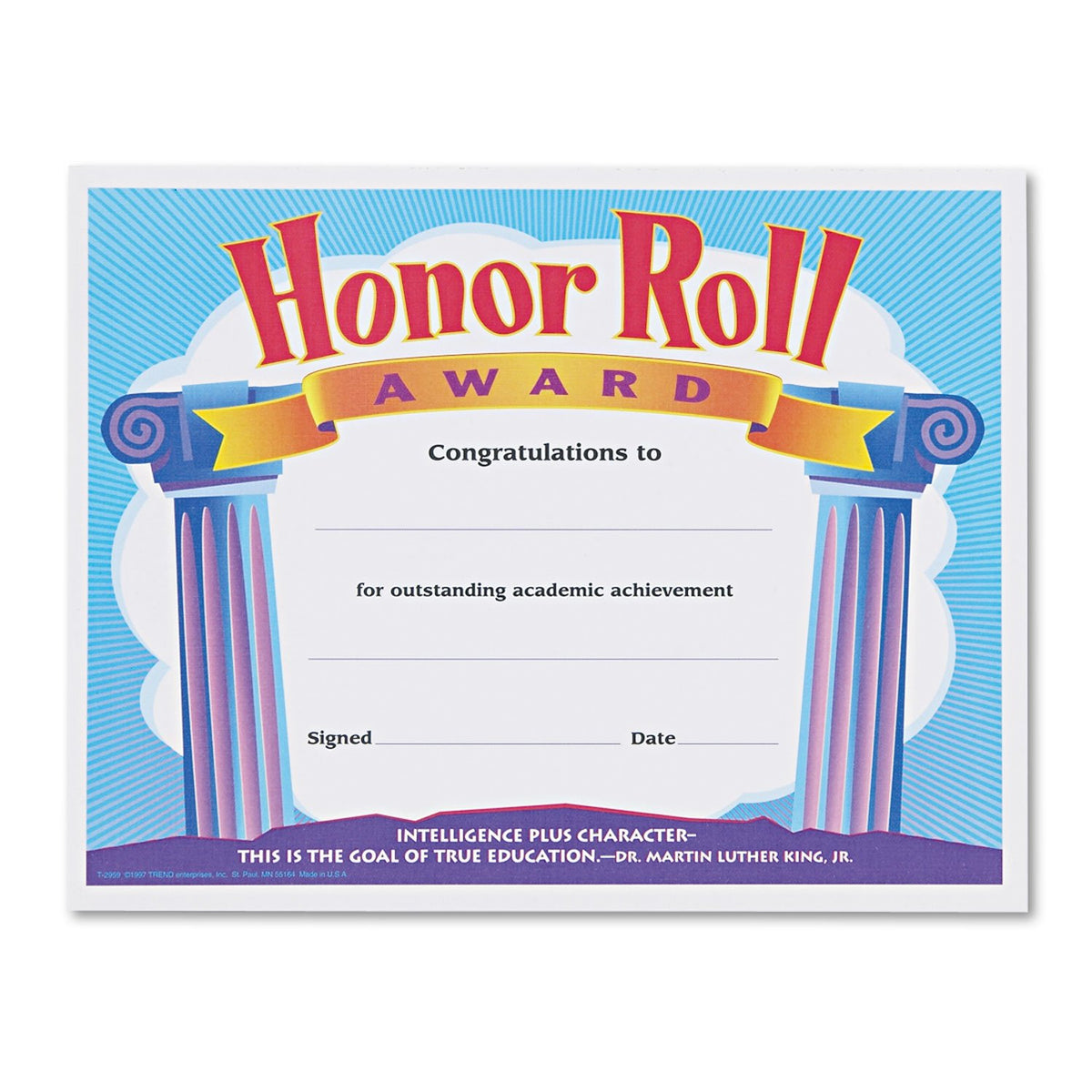 Trend Enterprises Inc Colorful Classics Awards