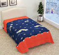 Kitch Deco Glace Cotton Single Bed Reversible Babies & Kids Comforter/Dohar/Quilt, 200 Gsm (60X90 Inches) (Rainbow)