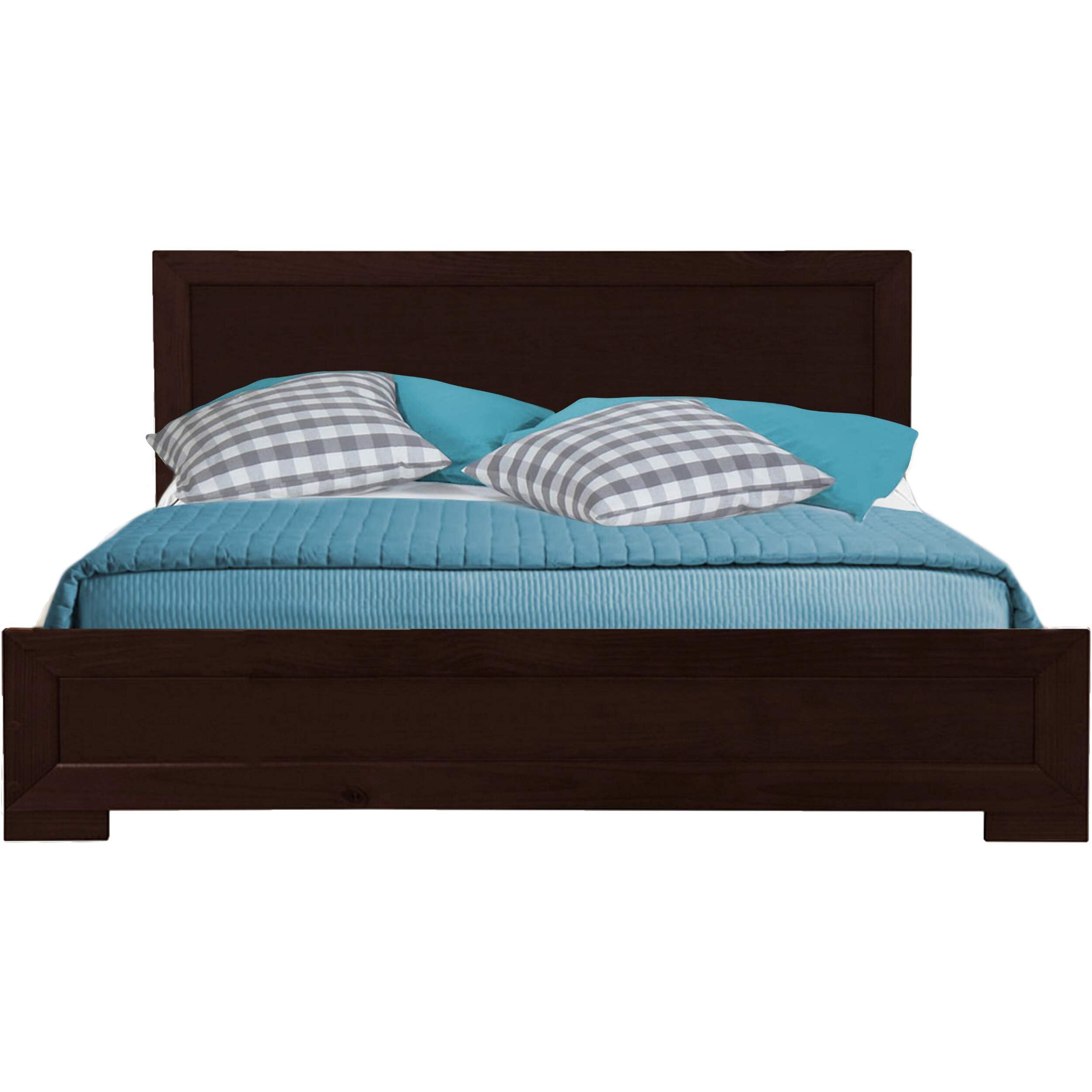 Oxford Platform Bed, Espresso, Queen/ Espresso