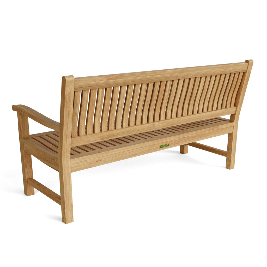 Anderson Teak BH-572 - No Cushion Del-Amo 4-Seater Bench