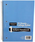 Sargent Art 1 Subject Notebook, 70 Sheets, 8'X10' College Ruled, 23-1540
