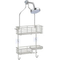SMARTAKE Hanging Shower Head Caddy, Rustproof Bathroom Shower Room Shelf Organizer, SUS201 Stainless Steel Over The Shower Stora