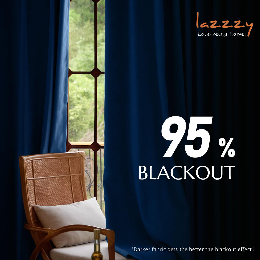 Lazzzy Navy Blue Velvet Curtains Room Darkening Thermal Insulated Curtains 72 Inch Long Window Drapes For Bedroom Living Room Super Soft Luxury Window Treatment 2 Panels Rod Pocket