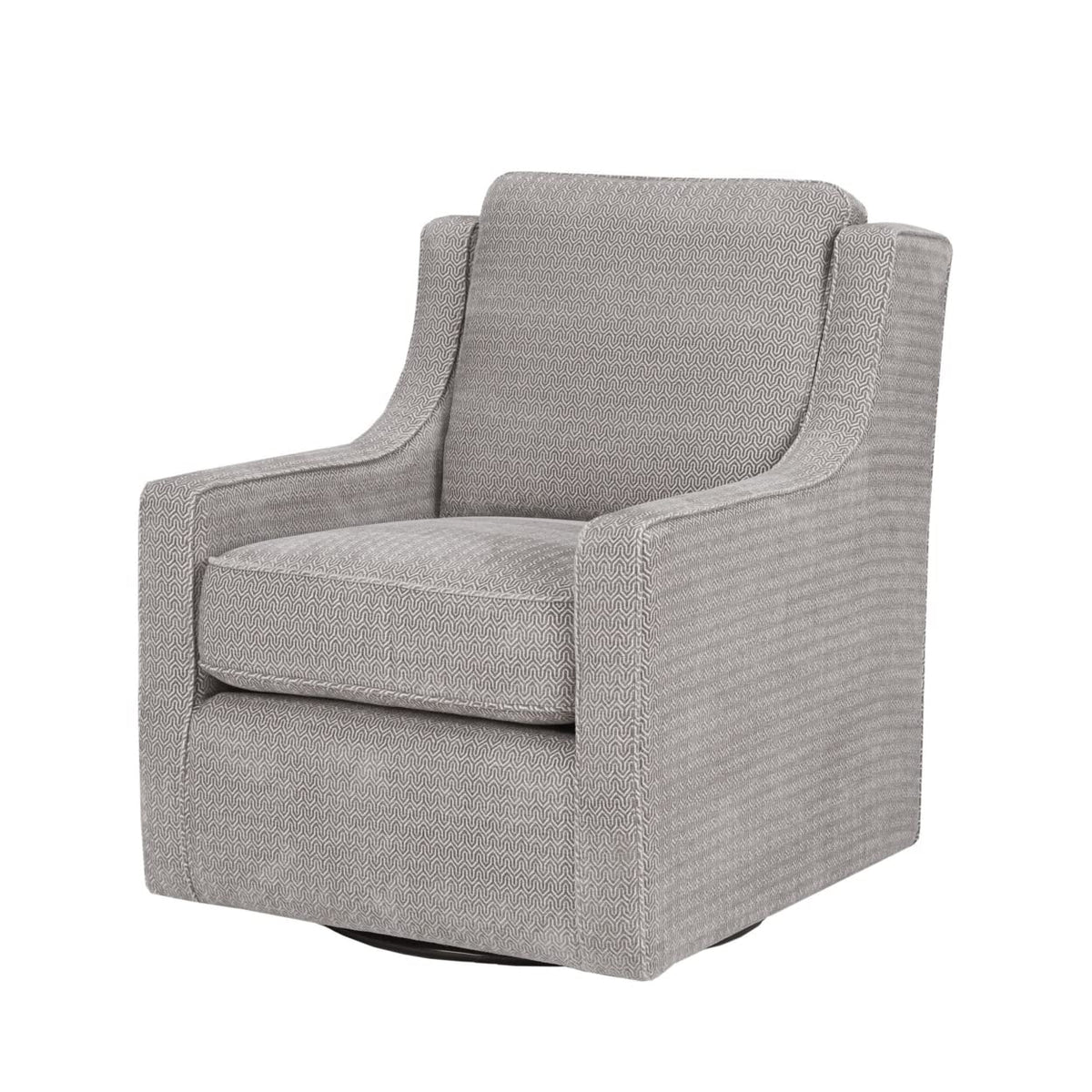 Madison Park Harris Swivel Chair Grey See Below, MP103-0240