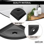 Questech Decor Shower Soap Dish, Retrofit Corner Shower Shelf For Tiled Walls, Bathroom Shower Corner Soap Holder, 5 Inch Corner