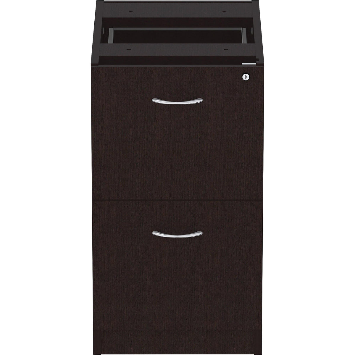 Lorell, LLR18221, Essentials Espresso Laminate Pedestal, 1 Each