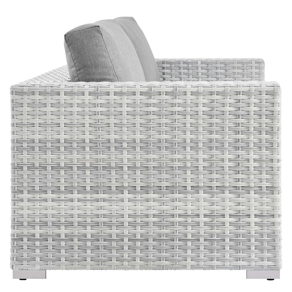 Modway EEI-4306-LGR-GRY Loveseat, Light Gray Gray