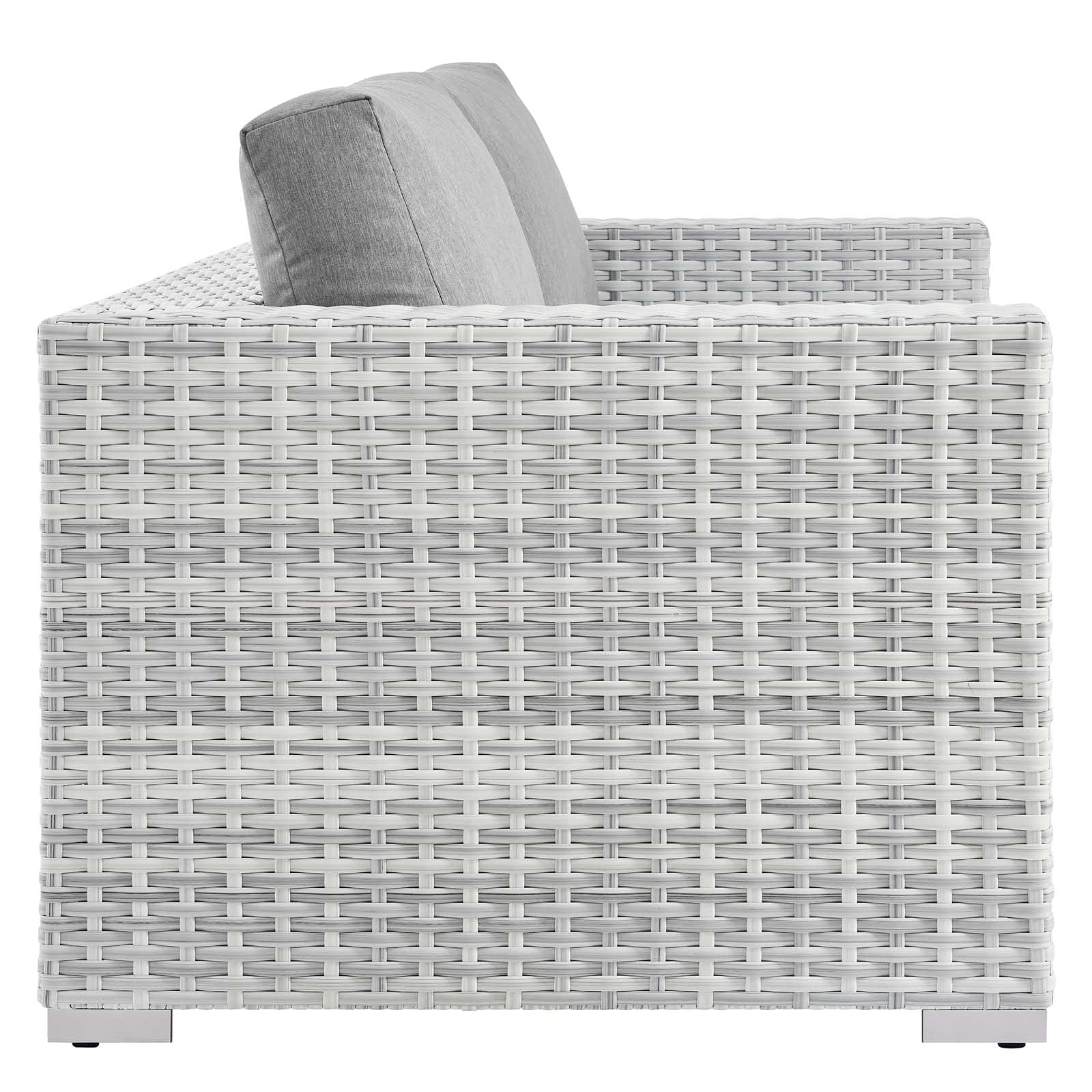 Modway EEI-4306-LGR-GRY Loveseat, Light Gray Gray