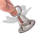 Silver Bell Place Card Holders For Table Numbers, Restaurant Menu, Weddings, Party Decoration (12 Pack)