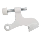 10 Pack Rok Hardware Adjustable Heavy Duty Hinge Pin Door Stop In White Finish, Rokdsp1Wh