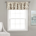 Lush Decor Gigi Window Curtain Valance, 14 Long x 70 Wide, Wheat