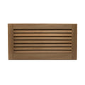 Whitecap 60716 Teak Louvered Insert - 9-3/8' X 18' X 3/4'