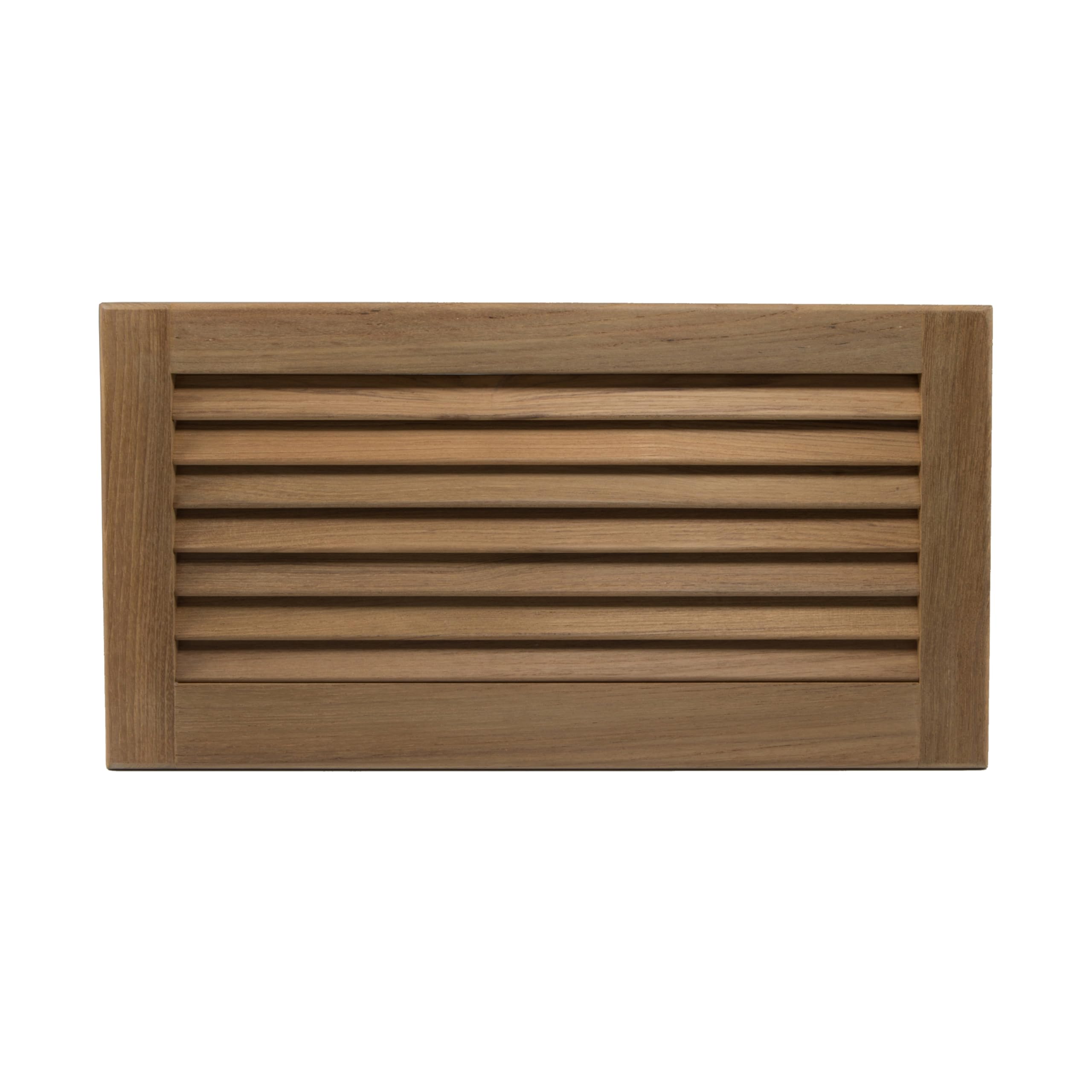 Whitecap 60716 Teak Louvered Insert - 9-3/8' X 18' X 3/4'