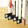Chivertion 26 Pcs Library Alphabet Book Dividers Wooden Vinyl Record Organizer Separators 26 Alphabetical A-z Dividers Bookshelf