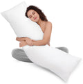 Utopia Bedding Full Body Pillow For Adults (White, 20 X 54 Inch), Long Pillow For Sleeping, Large Pillow Insert For Side Sleeper