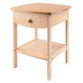 Winsome Claire Accent Table, 18 Inches, Natural