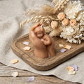 3 Bronze Unscented Baby Dimensional Candle
