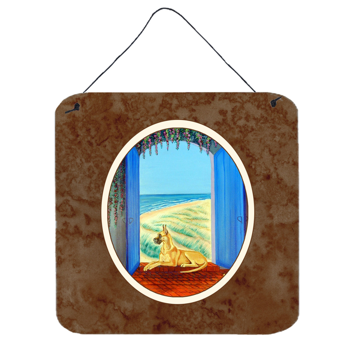 CarolineS Treasures Dane Wall Or Door Hanging Prints 7250Ds66, 6Hx6W, Multicolor