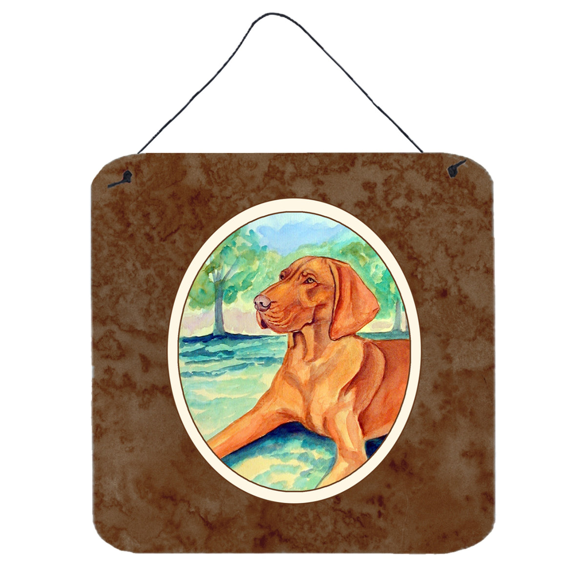 CarolineS Treasures Vizsla Wall Or Door Hanging Prints 7264Ds66, 6Hx6W, Multicolor