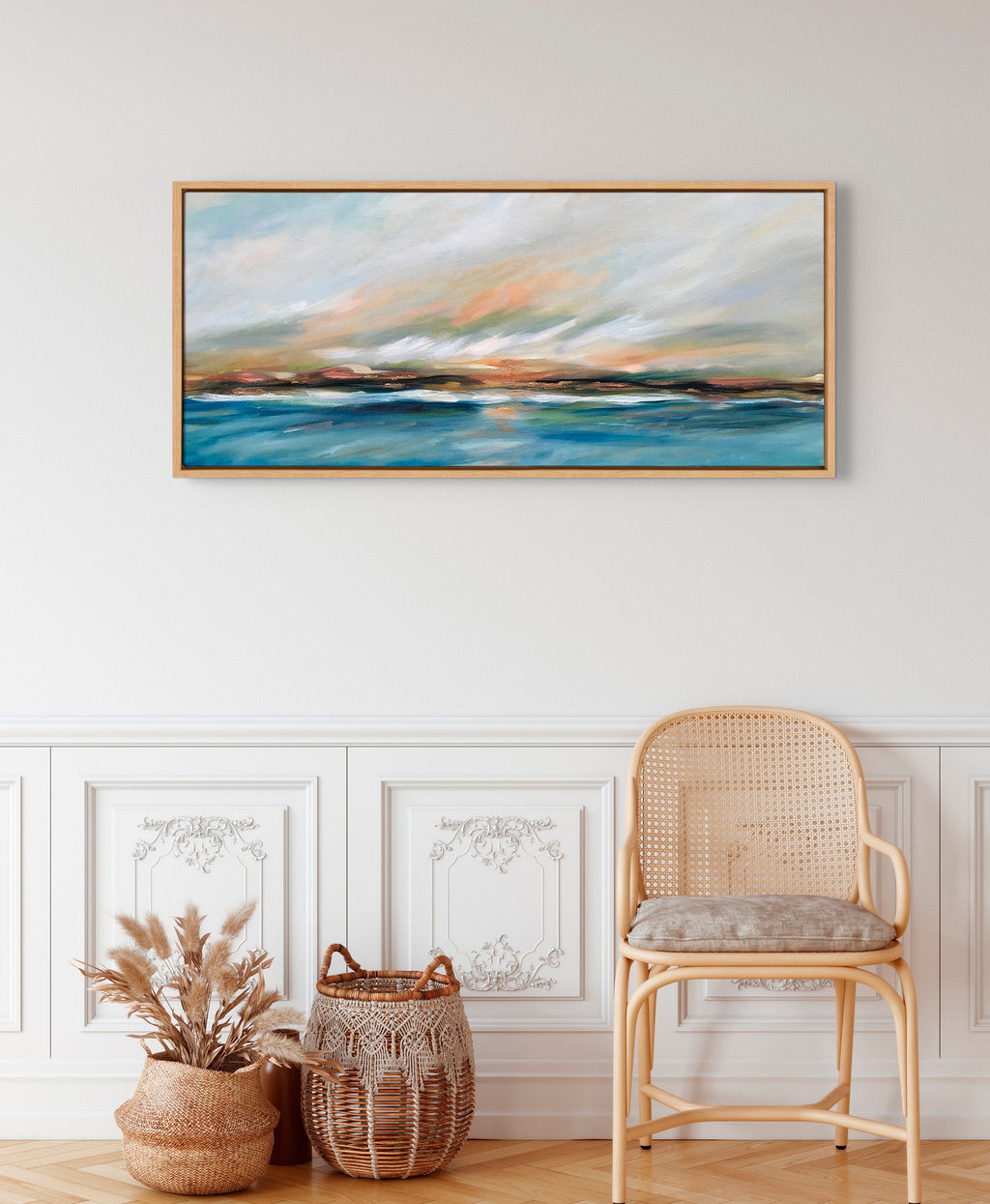 Sylvie Sunday Morning Framed Canvas by Mary Sparrow