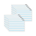 Smart Poly PosterMat Pals Space Savers, Highlighted Blue, Pack of 10