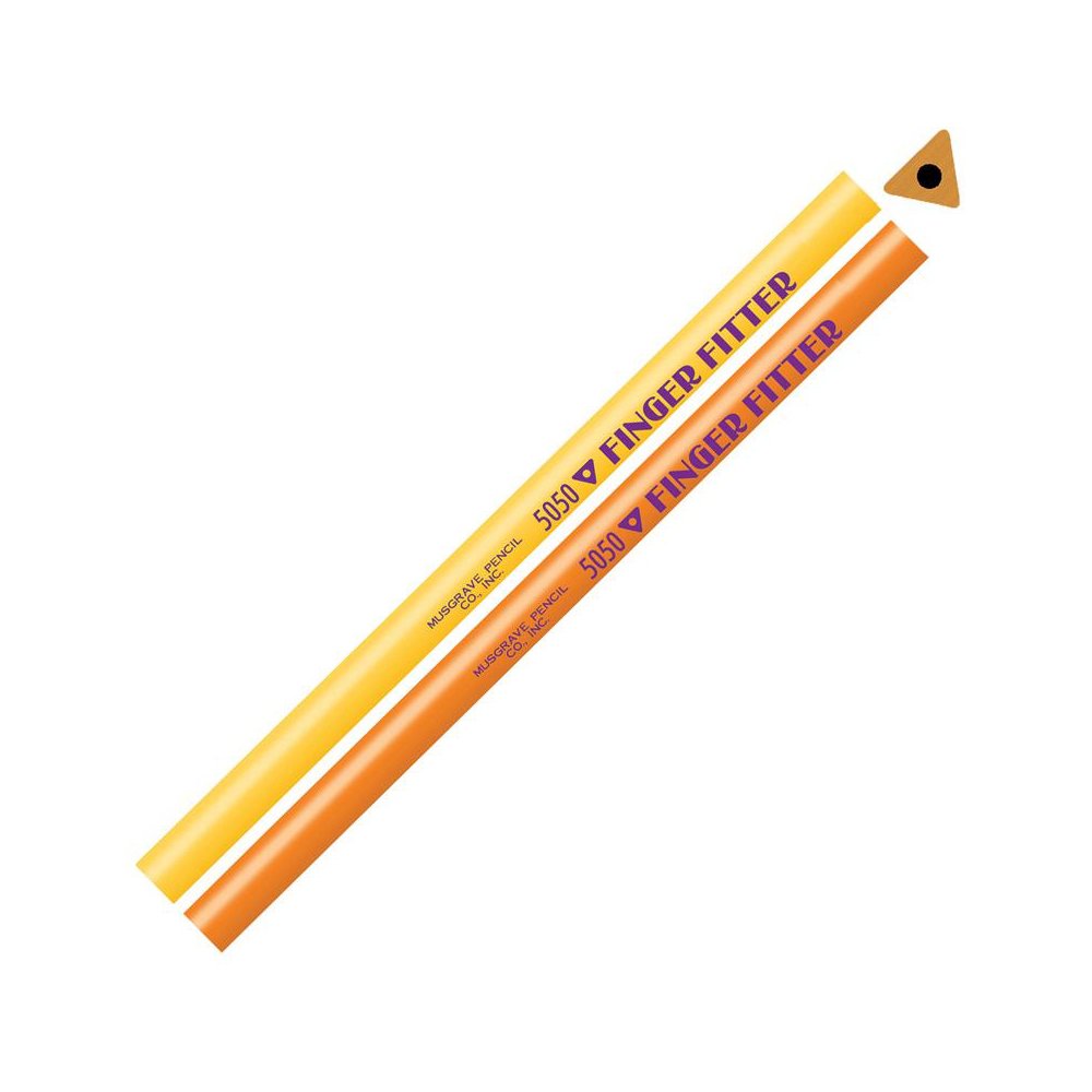 Finger Fitter Pencils, No Eraser, 12 Per Pack, 3 Packs