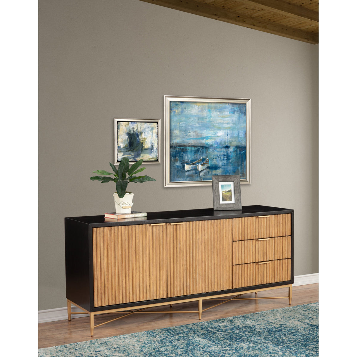 Larsen Tv Console, Black