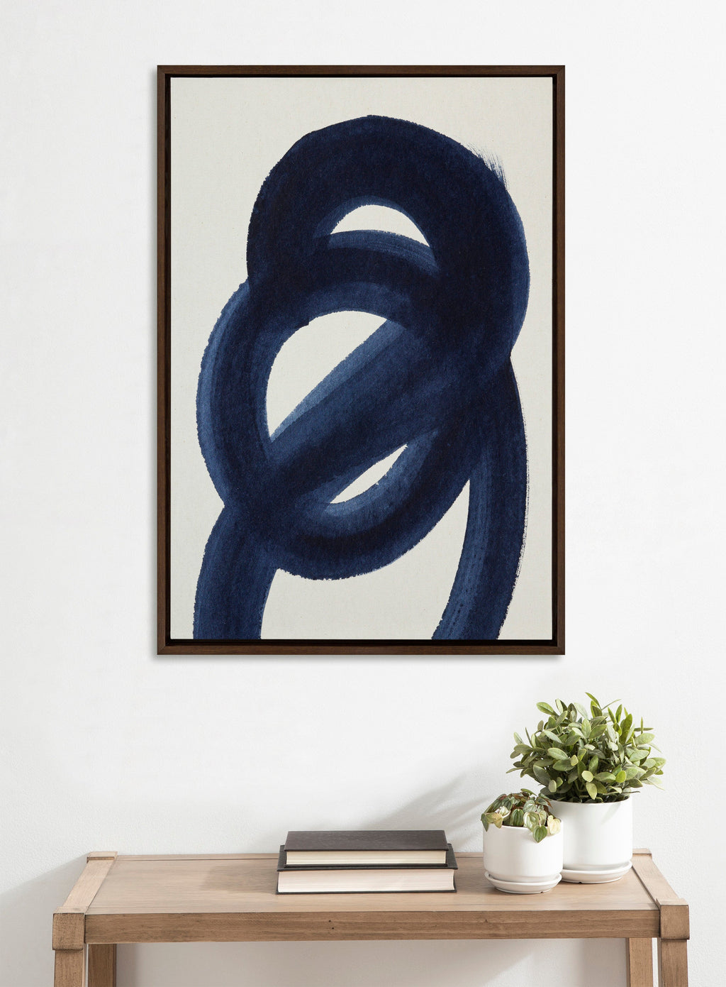 Sylvie Japandi 18 Framed Canvas by Rocket Jack
