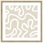 Organic Figures by Gabrielly Guedes Framed Wall Art Print