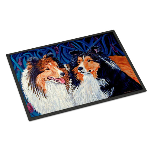 'Caroline'S Treasures 7508Mat Sheltie Indoor Outdoor Doormat, 18'' X 27'', Multicolor'