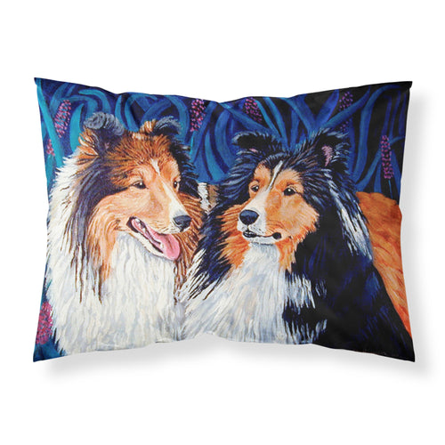 'Caroline'S Treasures 7508Pillowcase Sheltie Moisture Wicking Fabric Standard Pillowcase, Large, Multicolor'