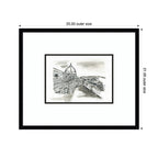 Postcard Florence by Teju Reval Framed Wall Art Print