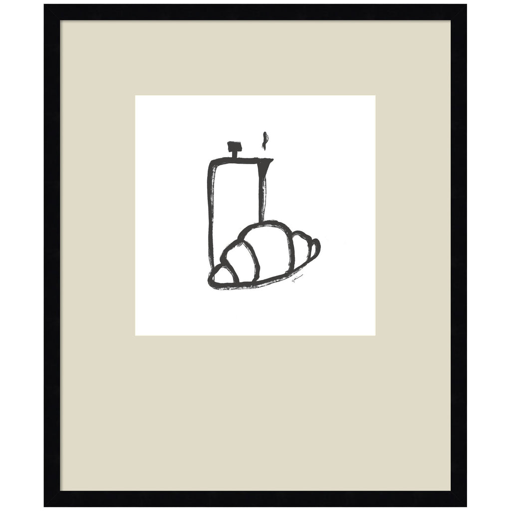 Breakfast Club No. 2 by Gabrielly Guedes Framed Wall Art Print