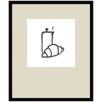 Breakfast Club No. 2 by Gabrielly Guedes Framed Wall Art Print