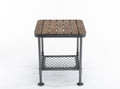 Boraam Newport End Table, Gray & Natural