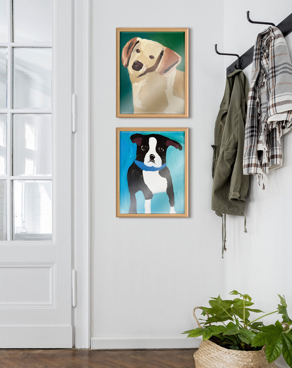 Blake Lily Framed Printed Glass by Caleb Griswold