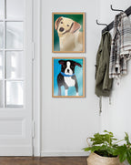 Blake Lily Framed Printed Glass by Caleb Griswold