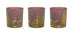 Woodland Deer Votive Holder (Set of 3)