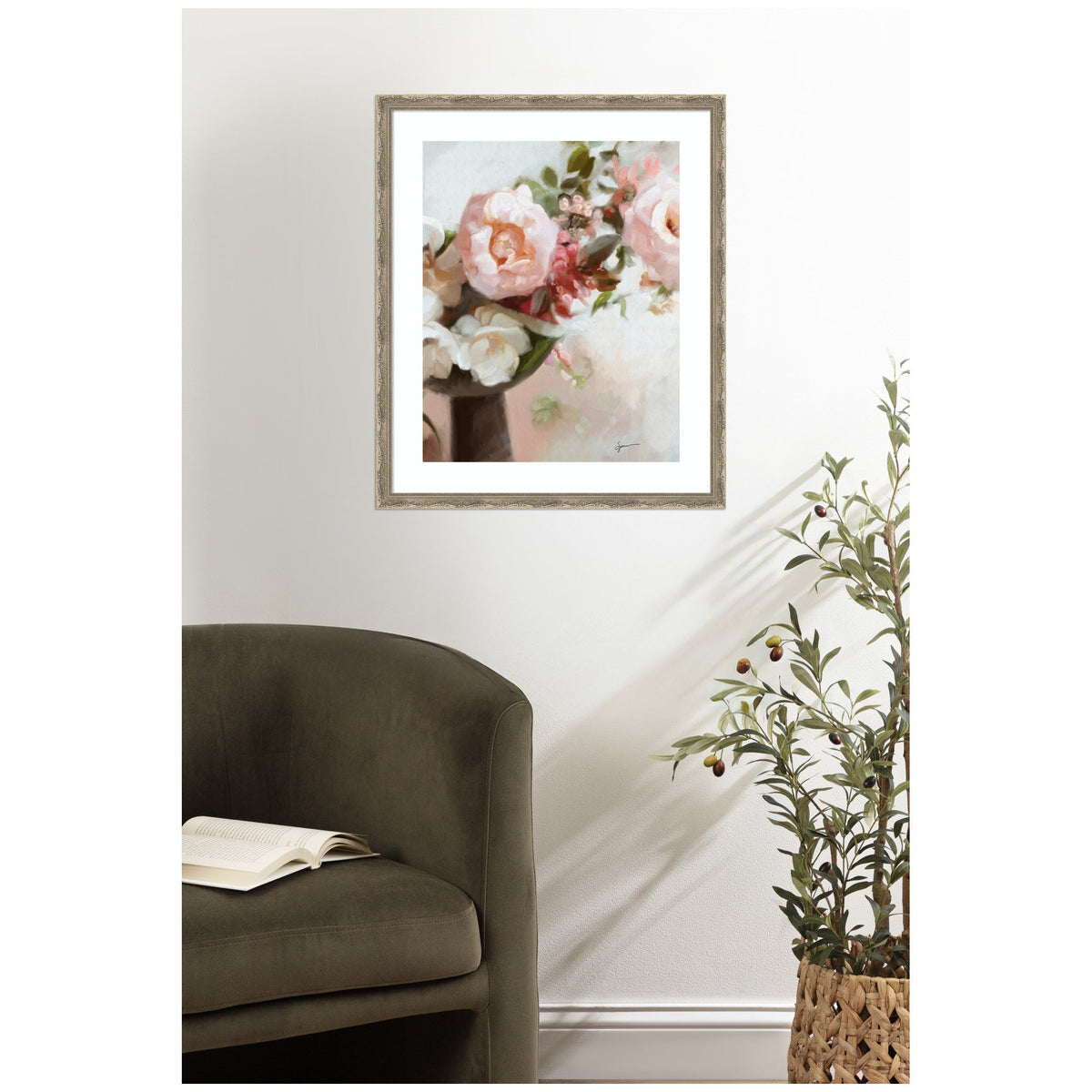 Everythings Peachy by Mary Sparrow Framed Wall Art Print
