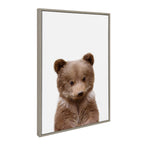 Sylvie Baby Bear Framed Canvas by Amy Peterson