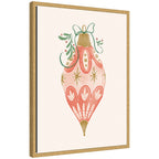 Sylvie Framed Canvas Holiday Ornament Collection 1 by Jill Labieniec