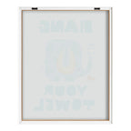 Blake Splish Splash Zoo Elephant Framed Printed Glass by Heather Rosas