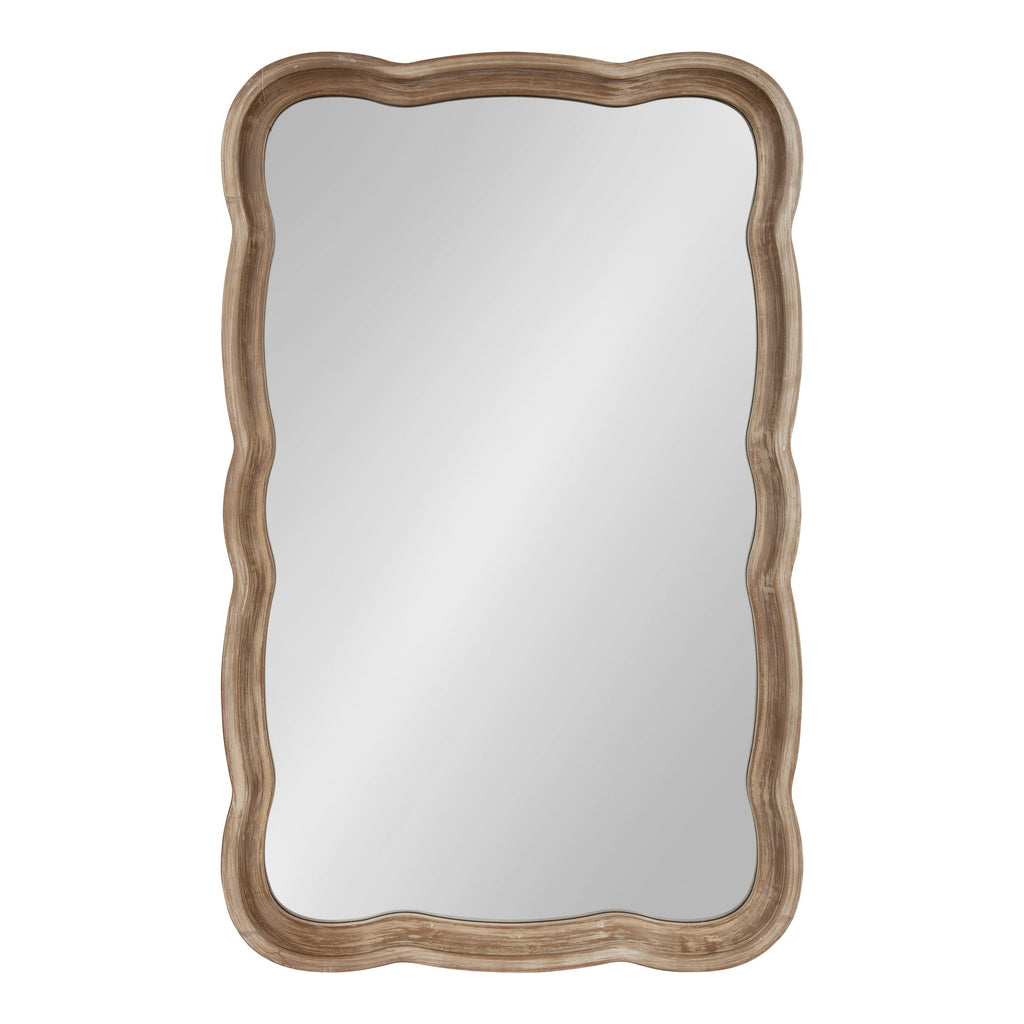 Hatherleigh Scallop Wood Wall Mirror