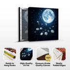 Lunar Canvas Wall Art
