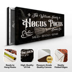 Personalized Hocus Pocus Broom Co. Wall Sign