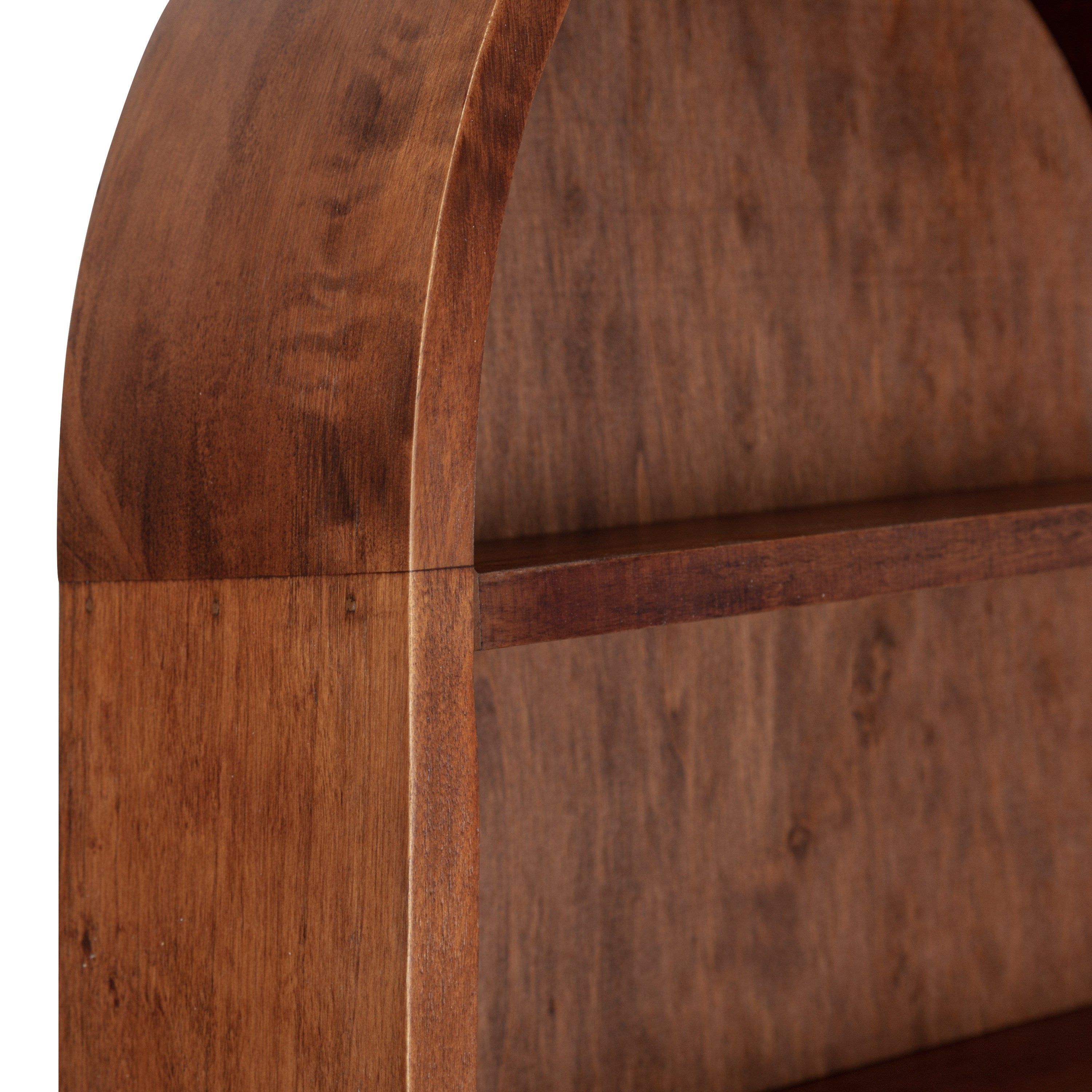 Hutton Wood Capsule Wall Shelf